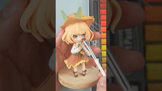 Making Cute Clay Art Doll 💕 DIY anime figure shorts [upl. by Suzan]