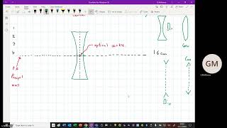 Diverging lens ray diagram Example 1 [upl. by Nairot949]