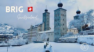 🇨🇭Brig  Switzerland 4k Walking Tour through Old Town [upl. by Urias]