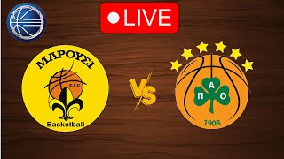 🔴 Live Marousi vs Panathinaikos  Live Play By Play Scoreboard [upl. by Nnaaras188]