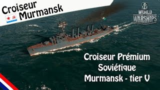 World Of Warships  Croiseur Russe Murmansk Gameplay FR [upl. by Katalin355]