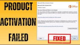 How To Fix MS Office Activation Problem MS Office 16 19 21 Activation Key Problem Solved legally [upl. by Nwatna]