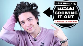 Hair Update  Stage 3 Growing My Hair Out  Mens Undercuts [upl. by Ellehsar]