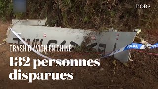 Sur le site du crash davion en Chine les secours à la recherche de survivants [upl. by Amanda]