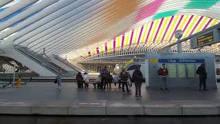 Liège Guillemins station Belgium [upl. by Zarger]