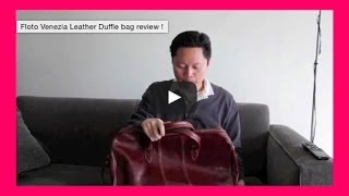 Floto Venezia Leather Duffle bag review [upl. by Avlem590]