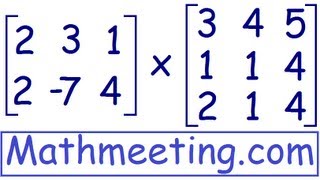 Multiplying matrices [upl. by Hamilah]