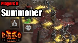 Endgame Summoner Necromancer Build Showcase Diablo 2 Resurrected [upl. by Barnet575]