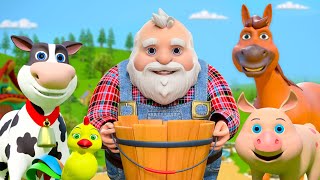 Farm Animal Song  Farmer in the Dell  More Kids Music amp Nursery Rhymes [upl. by Iinde]