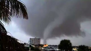 EF0 Tornado Hits Fort Lauderdale Florida  Jan 6 2024 [upl. by Christiansen]