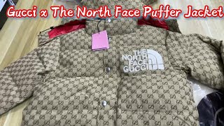 Gucci x The North Face Puffer Jacket2023 Review [upl. by Gifferd]