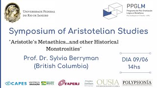 quotAristotle’s Metaethics and other Historical Monstrositiesquot Sylvia Berryman British Columbia [upl. by Glenine]