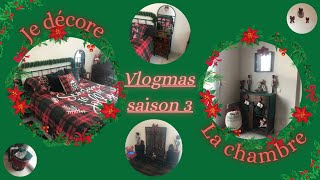 Vlogmas N’3  On commence enfin la déco de la chambre [upl. by Charline]