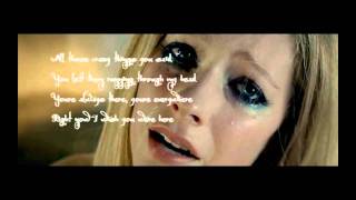 Avril Lavigne  Wish you were here  Lyrics HD [upl. by Hait]