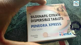 Penegra express tablet RxSildinafil citrate dispesible 50mg use amp side effects [upl. by Bore]