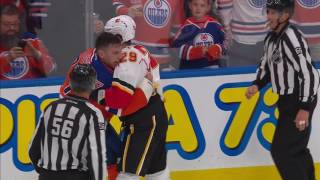 Gotta See It Lucic drops gloves with Engelland after hit on McDavid [upl. by Darrelle]