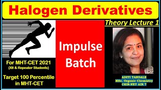 Halogen Derivative of AlkaneLecture1T1IMPULSE BATCH [upl. by Annawt205]