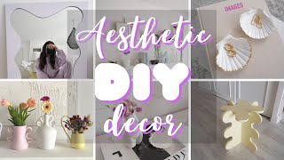 Je passe dans 7 à 8 et je décore mon appart avec 9 DIY deco inspirés des tendances Pinterest 🌷☁️🐚 [upl. by Kcirderf]