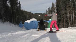 Katschberg  Kärnten Schneesicheres FamilienSchigebiet SKIRESORTTESTTV 2011 [upl. by Ayhtnic]