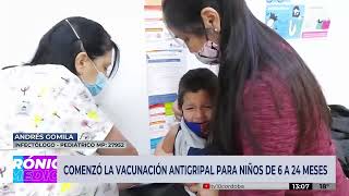 Comenzó la vacunación antigripal para niños de 6 a 24 meses [upl. by Laemsi943]