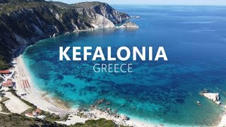 Kefalonia Greece Argostoli Fiskardo Petani Beach Sami Myrthos Beach DJI Mini 2 [upl. by Gaultiero218]