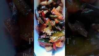 Pinakbet with pork and bagoongshortvideopanlasangpinoy [upl. by Sholom36]