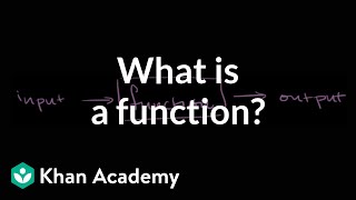 What is a function  Functions and their graphs  Algebra II  Khan Academy [upl. by Costanza784]