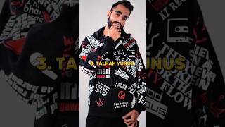 Top 5 most popular pakistani rappers 2023 rap shorts viral trending youtubeshorts rapper [upl. by Olbap828]