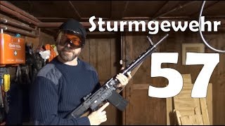 SIG Sturmgewehr 57 Overview Shooting And Mechanics [upl. by Bouldon420]