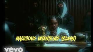 Pozer  Malicious Intentions Clean Version  Official Audio  No Explicit Lyrics [upl. by Farrel]