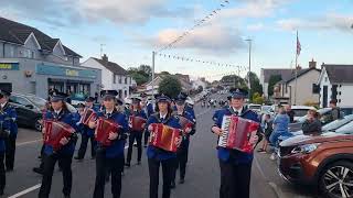 Eden Accordion Band  Tobermore Loyal Parade 2023 [upl. by Yonit]