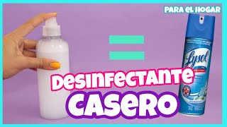 DESINFECTANTE CASERO CON SOLO 2 INGREDIENTES  LIMPIADOR FÁCIL Y RÁPIDO  DIY [upl. by Enyehc]