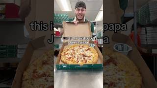 Is this The VIRAL Papa Johns Pizza wow viral youtubeshorts shorts better pizza food fyp [upl. by Gibrian992]