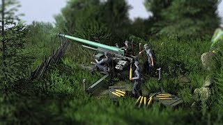 Soldiers holding back the enemy advance  Tilt Shift [upl. by Kinimod]