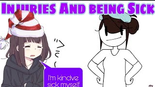 Injuries and Being Sick  Jaiden Animations  Reaction [upl. by Aspia523]