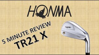 HONMA TR21 X  5 MINUTE REVIEW [upl. by Casimir]