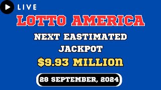 Lotto America Next Estimated Jackpot Drawing for Sep 28 2024  Live Winning Numbers amp Results [upl. by Bret]