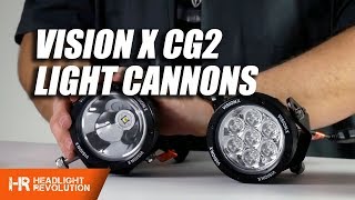 Vision X CG2 LED Light Cannons Review and Demo  These things are insane [upl. by Slin]