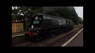 WATERCRESS LINE AUTUMN STEAM GALA 6th102024 CANON EOS 7D FOOTAGE [upl. by Filmer]