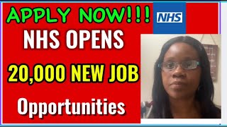 NHS INTRODUCES NEW JOB OPPORTUNITIES NEW UPDATES 2024 [upl. by Llennaj]