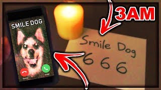 DO NOT SUMMON SMILE DOG AT 3AM CHALLENGE ACTUALLY WORKED SMILE DOG CAME TO MY HOUSE [upl. by Yekcir]