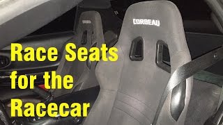 Installing Corbeau A4 Racing Seats in my C5 Corvette Z06 [upl. by Say452]