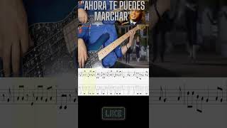 Tutorial de Bajo Eléctrico  Cómo tocar quotAhora te puedes marcharquot de Luis Miguel Cover [upl. by Oeniri]