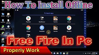 How to Download Free fire in PC OR LAPTOPS  How to install free fire in all computer windows [upl. by Newcomb]