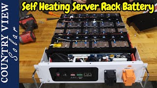 New Heated Server Rack Battery  Overview and Installation  SunGoldPower [upl. by Eixid]