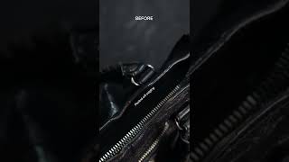 Restoring a worn Balenciaga City Bag kayaleathers luxuryrepair balenciaga [upl. by Nwahsor]