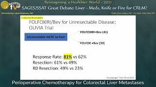 Perioperative Chemotherapy for Colorectal Liver Metastases [upl. by Atnima198]