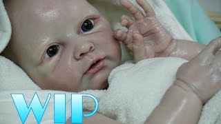 PAINTING SILICONE BABY Doll [upl. by Bullivant]