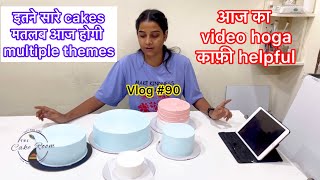 Multiple customisation of cakes vlog90 [upl. by Naihr464]