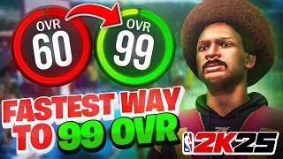 NBA 2K25 UPDATE  FASTEST 99 OVERALL MYPOINTS METHOD  HOW TO GET 99 OVERALL in 1 DAY on 2K25 [upl. by Noislla296]